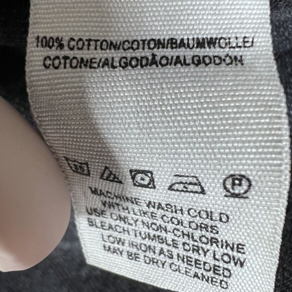 Free People Womens 4 Black Denim Overall Dress Frayed Hem Mini Jumper Grunge - Picture 12 of 15